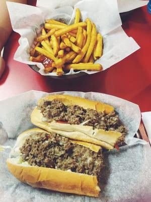 Cheesesteak with Fries