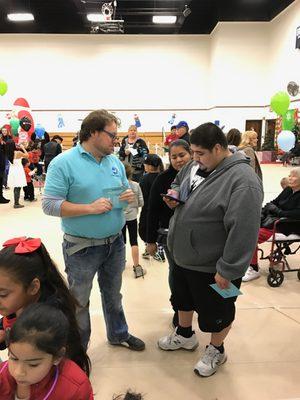 Our driver Mike Freze discussing the SWEETWORXX app services and our December promotion