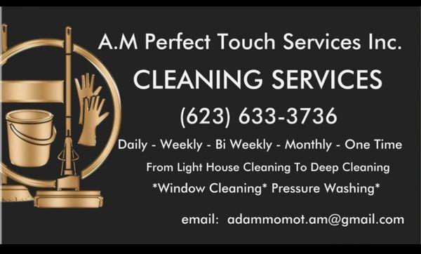 AM Cleaning Service.