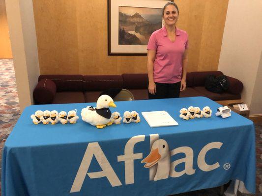 Get your ducks in a row with AFLAC Voluntary Insurance! Ask about life, cancer, accident, & critical illness insurance.