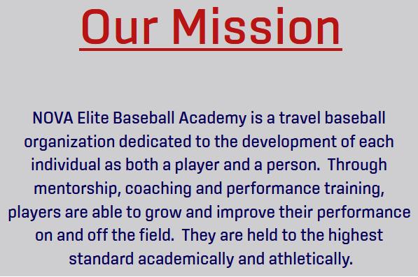 NOVA Elite Baseball Academy