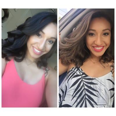 I really wanted something different & she nailed it! I got 10 compliments after I left the salon by strangers.