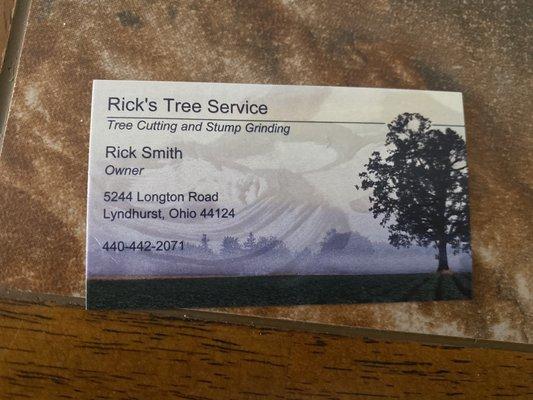 Rick’s Tree Service
