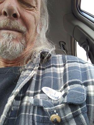 I voted