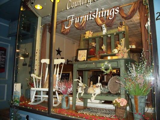 Our window display for April/May 2012