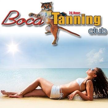 ALWAYS SUNNY AT BOCA TANNING CLUB.