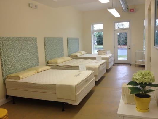 Inside our Organic Mattress Studio!