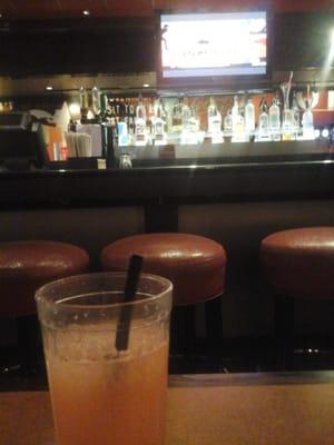 ITS my strawberry lemonade with lite ice because they will give u a cup full of ice then charge u for a refill