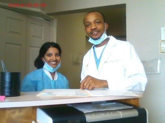 Dr. Sandy Chacko and Dr. Maurice Brown