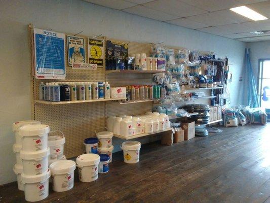 All the chemicals you need to keep you pool water balanced!