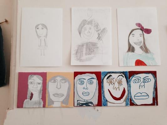 Self Portraits in the art show