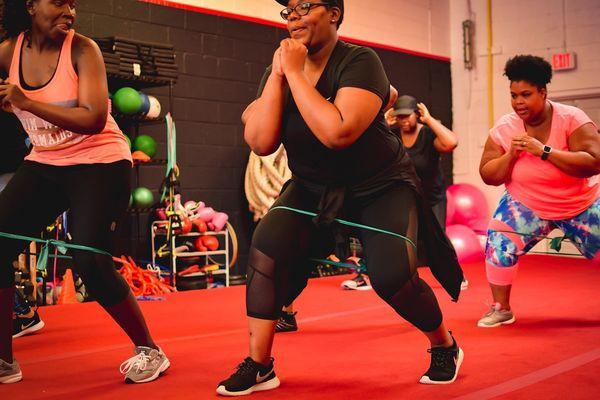 Group exercise class