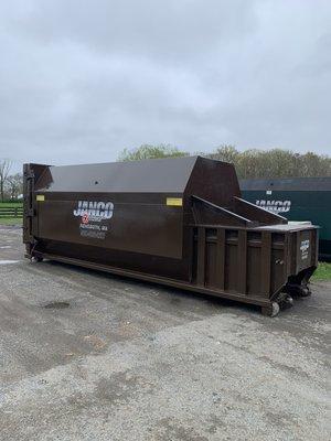 Custom compactor ready to go for a client