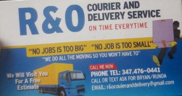R & O Courier and Delivery