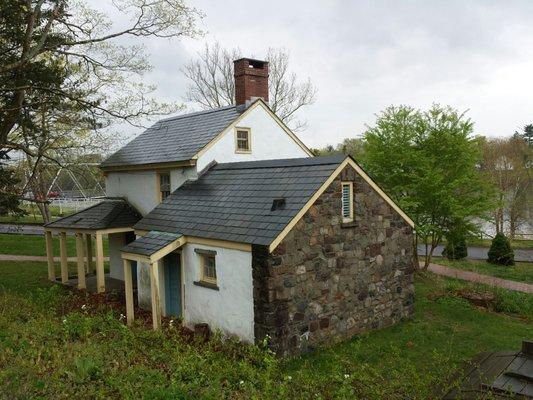 the Nelson House where Washington landed on Jersey side of Delaware River