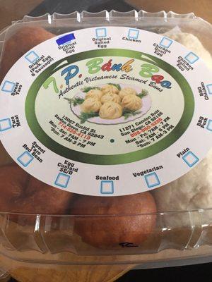 Store business sticker on the box