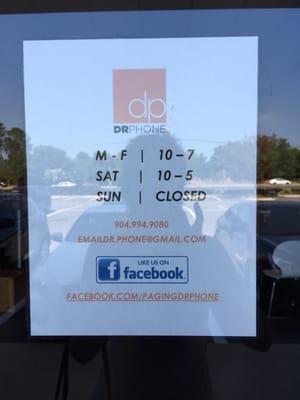 Once again closed during business hours