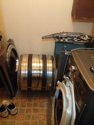 Unprofessional the tech snook out and left my dyer like this and i told him i have a special needs daughter i hope shedont hurt