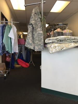 View when you're seated if you're waiting for a garment to be finished!