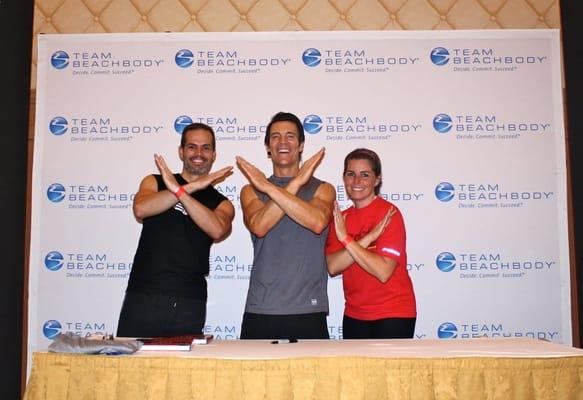 P90X Creator Tony Horton and the Arizona Fitness Club kids.