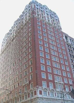 The former Blackstone Hotel