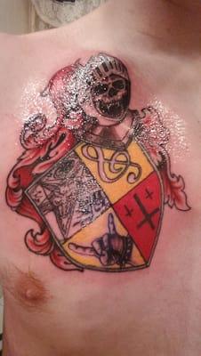 Custom tattoo by Sam at Bacu Tattoo. Love it!