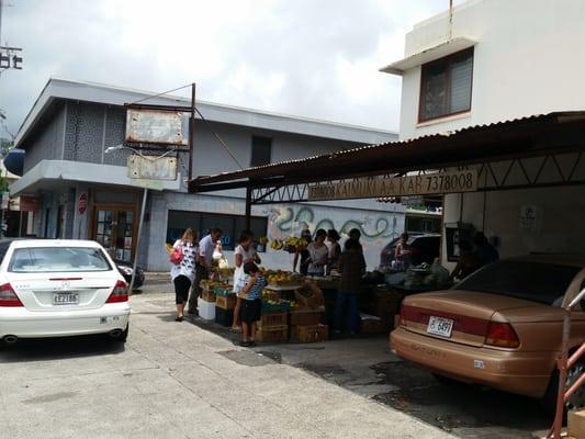 Everyone around here knows these ladies always carry good produce at cheap prices...and they're so nice too!