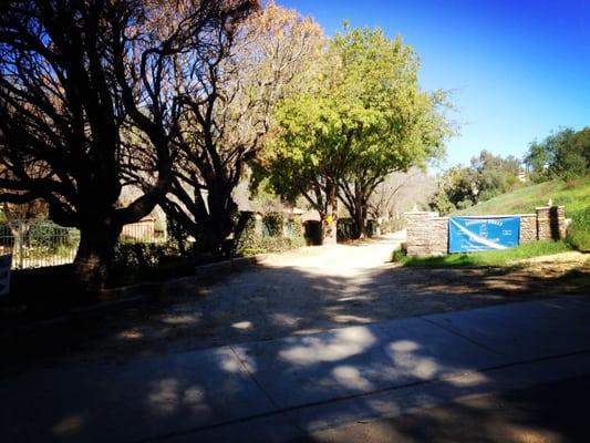 Marlowe Show Stables entrance