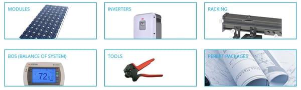 Everything you need for a solar installation
