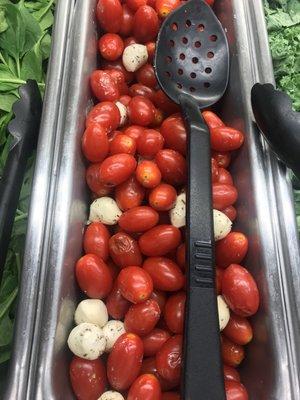 Those tomatoes are probably 2 weeks old. It's criminal to keep them in the salad bar.