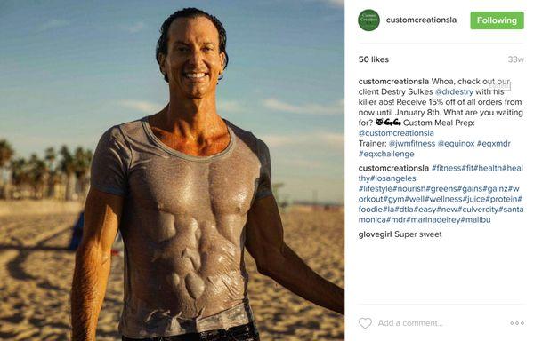 Destry showing off the Custom Creations LA bod!