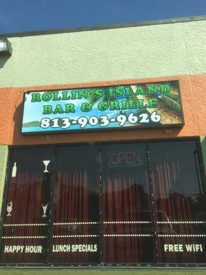 Caribbean Connection is now Rollin's Island Grille