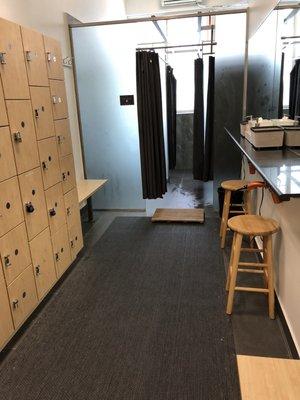Clean and nice changing room