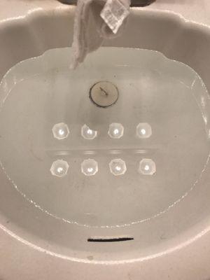 Sink after just a few hours of dripping!