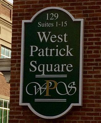 Find us at West Patrick Square, across from the courthouse.