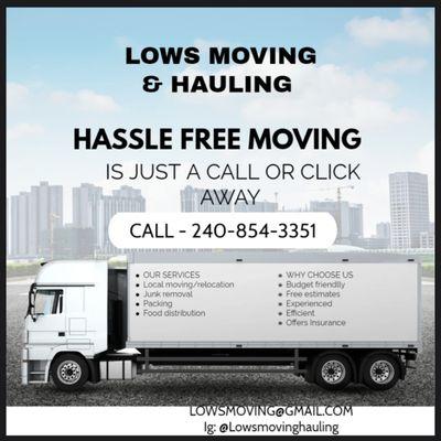 Lows Moving & Hauling