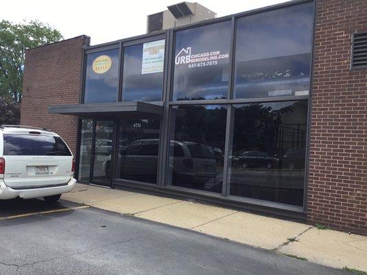 Front of office building