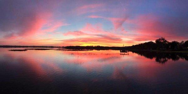 Good morning from the Lake Lizzie Cottage