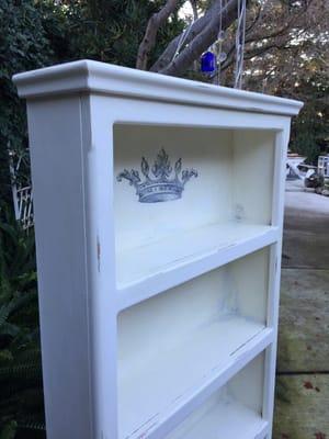 Lovely painted wood shelf