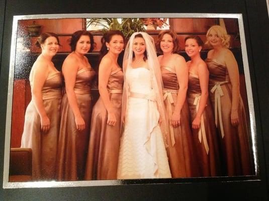 My bridesmaids, all dresses from Park Avenue brides too!