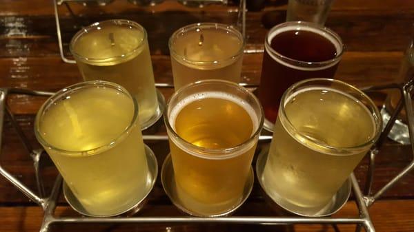 The cider sampler.