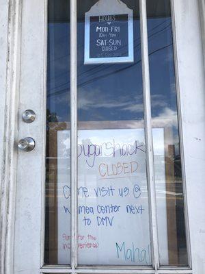 Moved to the Waimea Center next to the DMV and Jade Palace. So glad we found them again!