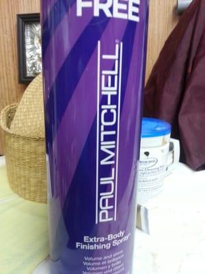 They have the best products like Paul Mitchell. You can even order from them