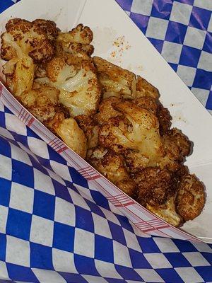 Seasoned cauliflower florets