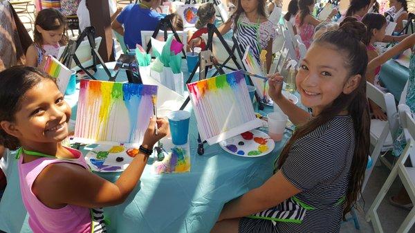 Everyone goes home with a finished "masterpiece"