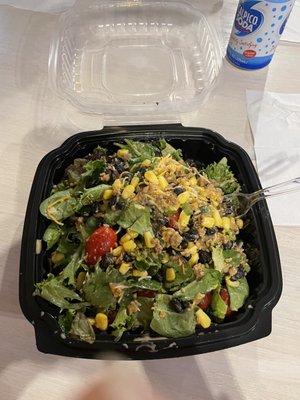 Bowl.. with taco meat and all the fixings