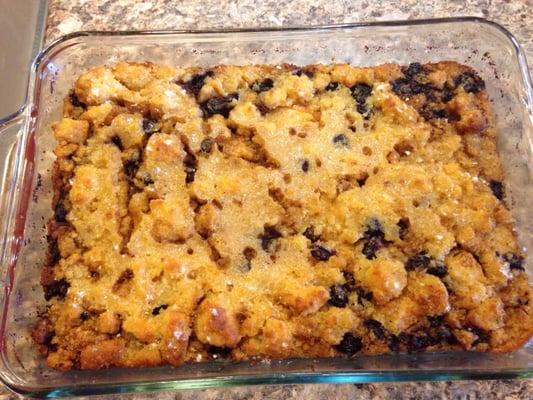 Bread Pudding $4 a serving with rum sauce