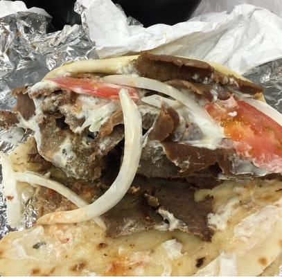 Great Doner Gyro.  All place and not very fast but it's worth the wait.  I call ahead and order and swing by and go on my way