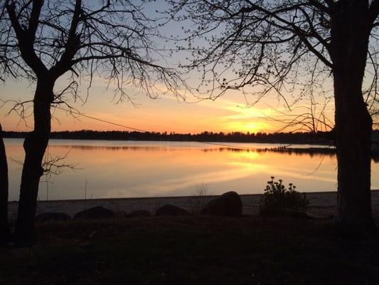 Beautiful spring night at Spirit Lake!