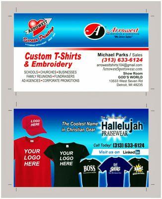 Arrowest, Your #1 Source For Top Quality Screen Printing & Embroidery. Save Time & Money. A Representative Will Come To You.